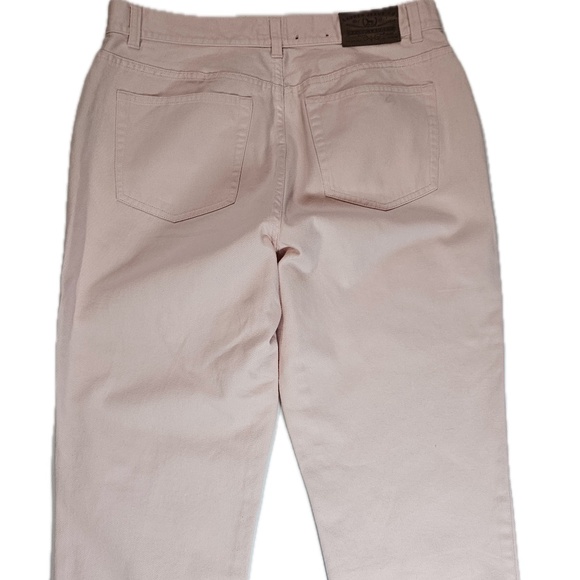 Lauren Ralph Lauren Pants Womens 8 Light Pink Chino Cotton Cropped Casual Solid - Picture 2 of 7